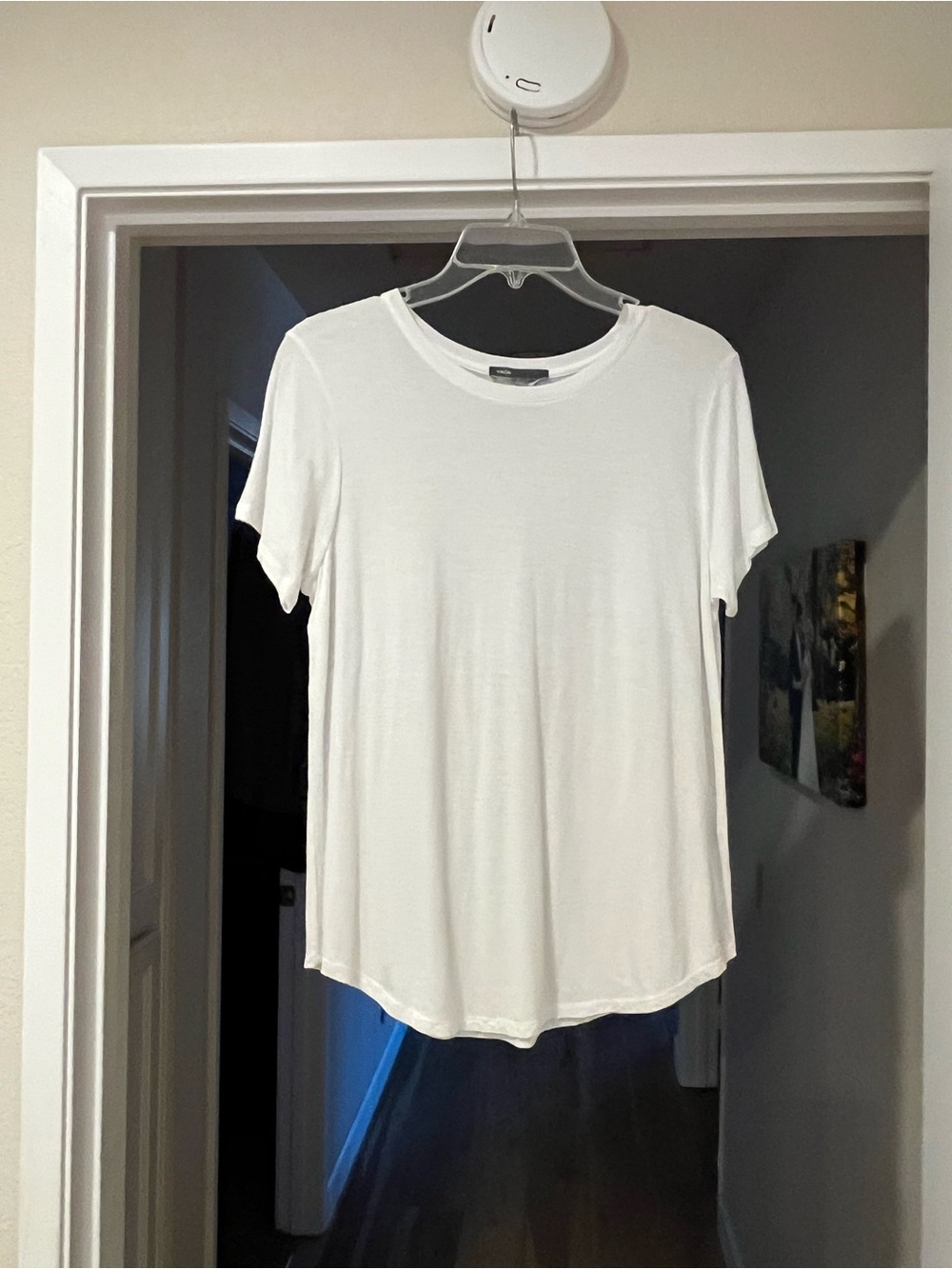 Vince White Short Sleeve Crewneck Tee